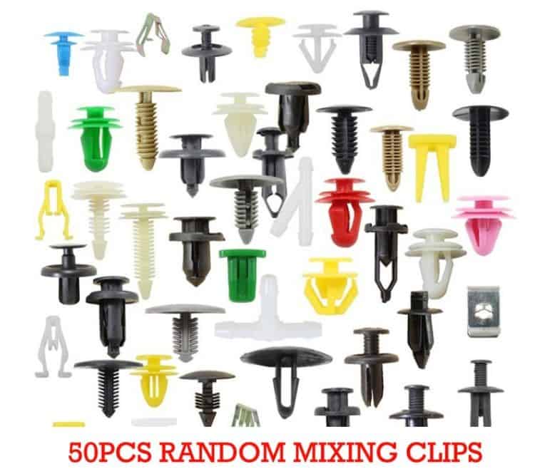 Trim Clip Kit: 50 random design spares kit